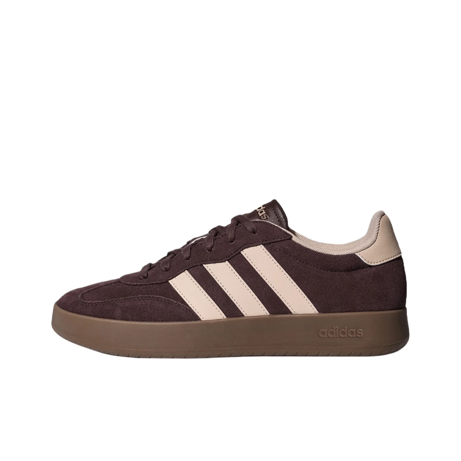 Adidas BARREDA German Army Trainers Unisex Dark Brown/Wonder Taupe/Resin Yellow LB5808