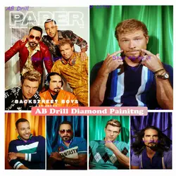 Backstreet Boys Diamond Painting Famous Hot Pop Band Star Art 5d Diy AB Drills Mosaic Embroidery Cross Stitch Kits Home Decor