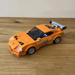 379 Stück Moc Speed Champions klassische Renn bausteine vier Farben Serie Montage Modell Spielzeug Ziegel Kinder Geburtstags geschenke