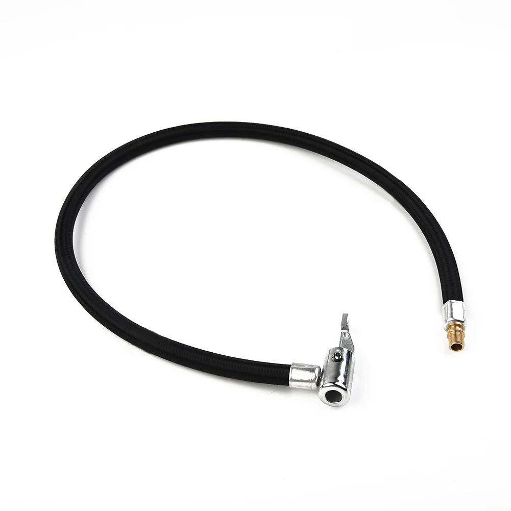 

Connect Air Inflator Hose Adapter Extension M8x0.75 Parts Pipe Pump Replacement Rubber+Metal+Cloth Tire Tube 60cm