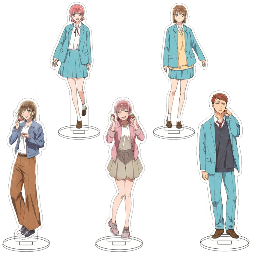 16CM Anime Acryl-Ständer Blue Box Inomata Taiki Kano Chinatsu Chōno Hina Masa Kasahara Cosplay-Figur Ornamente Weihnachtsgeschenke