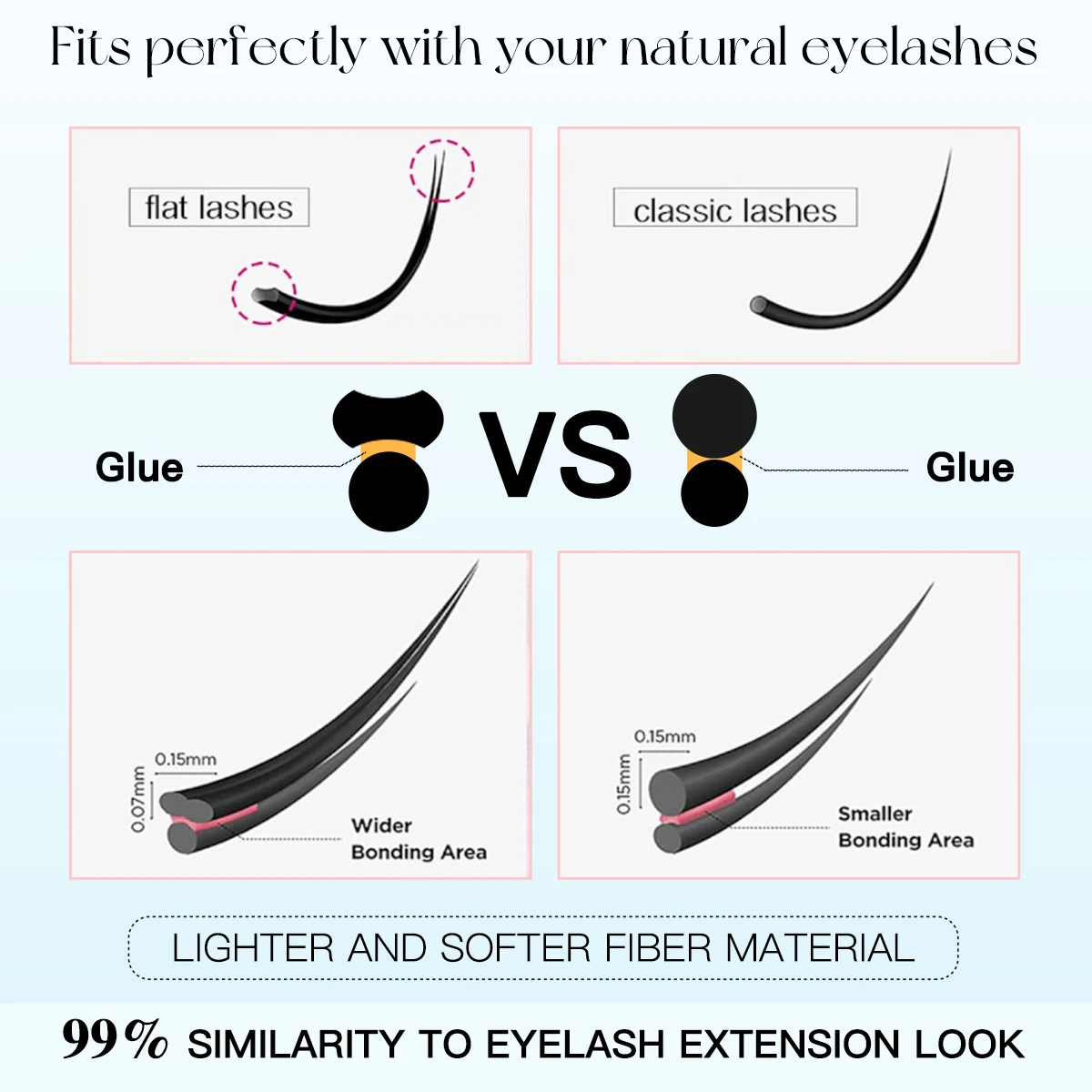 5 pares w41 cílios postiços finos macios cluster cílios naturais grossos dos desenhos animados cílios claro banda estilo coreano anime maquiagem