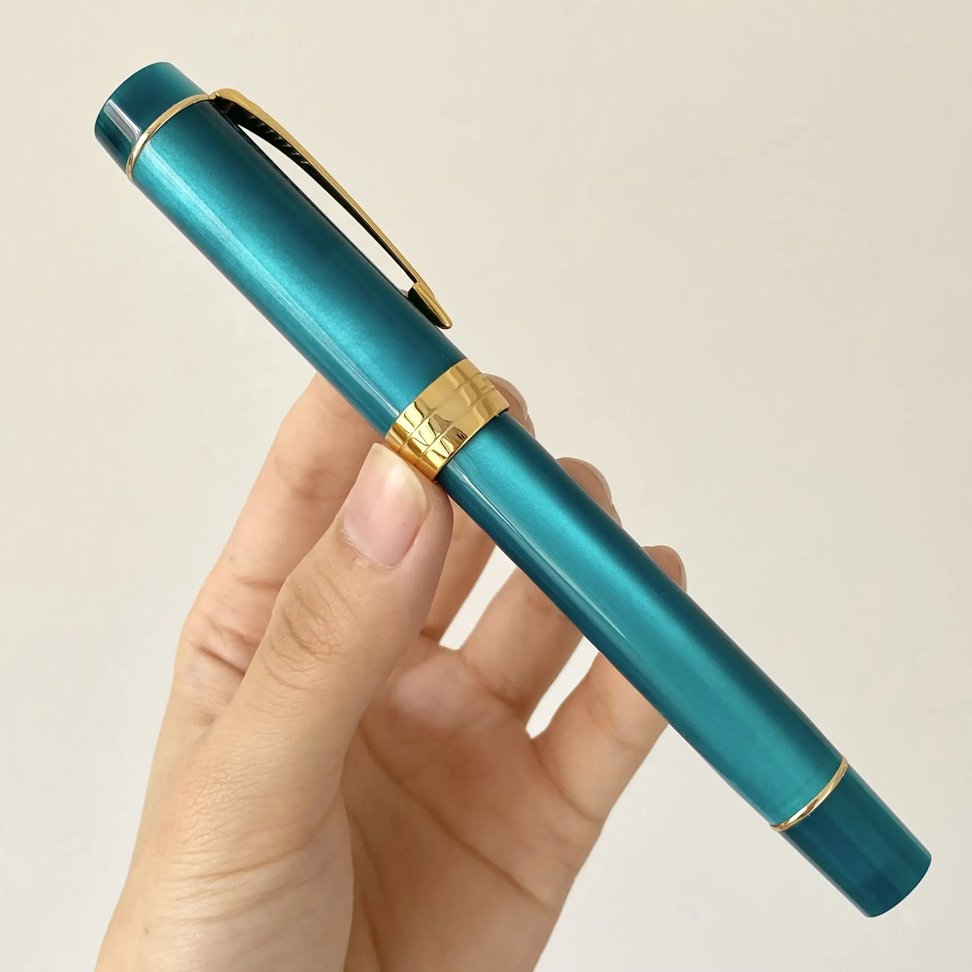  2022 Jinhao Century Peacock Blue Special Pen For Students , Practice Writing Pen,  Resin Fountain Pen