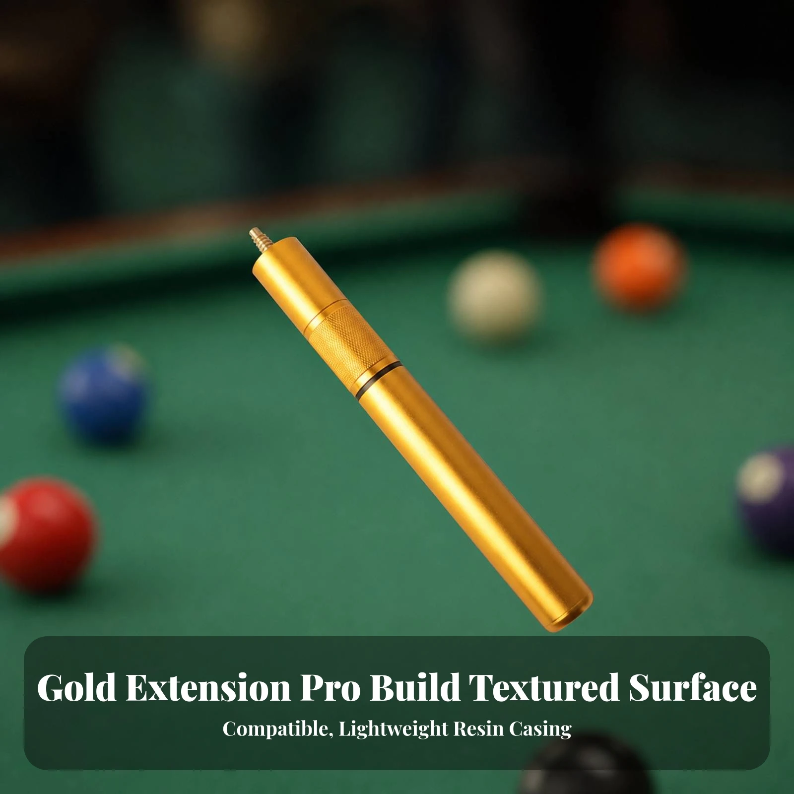 Telescopic Cue Extender Retractable Billiard Cue Extender Non-Slip Wear-Resistant for Pool Players