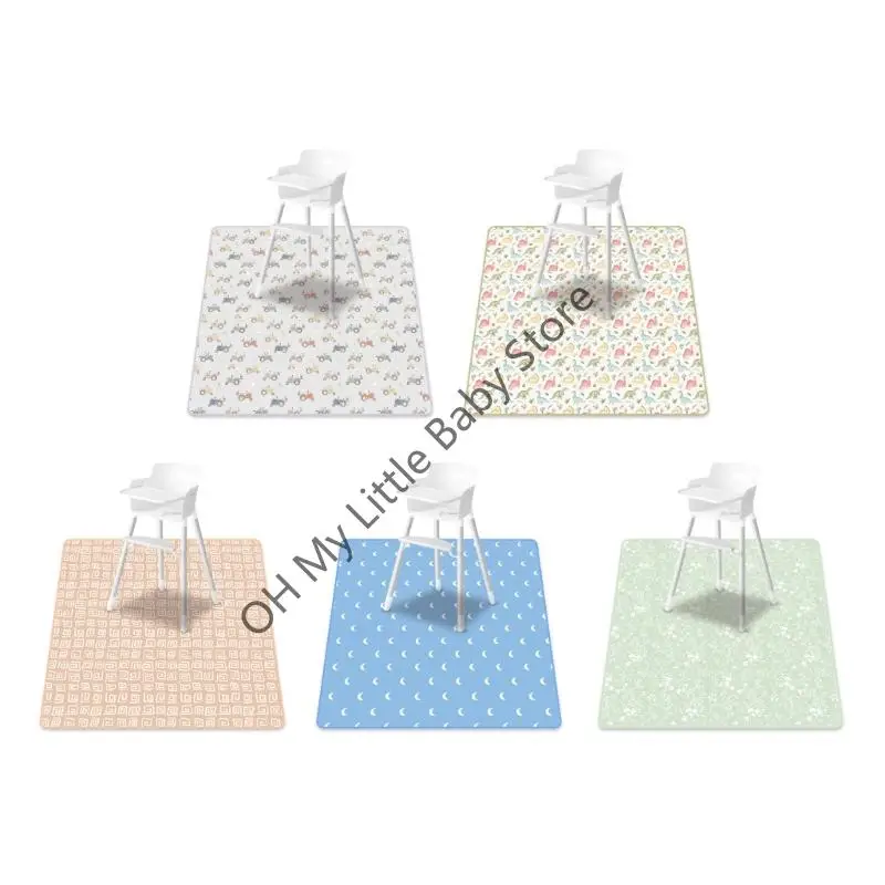 

M76C Коврик для стульчика 130x130 см. Складная и легко чистящаяся подушка для детских игр на открытом воздухе для детей и