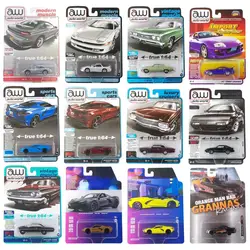 AW Autoworld 1:64 3000GT Starion A80 Z71 ZL1 Grand Prix Caravan Simulation Limited Edition Alloy Metal Static Car Model Toy Gift