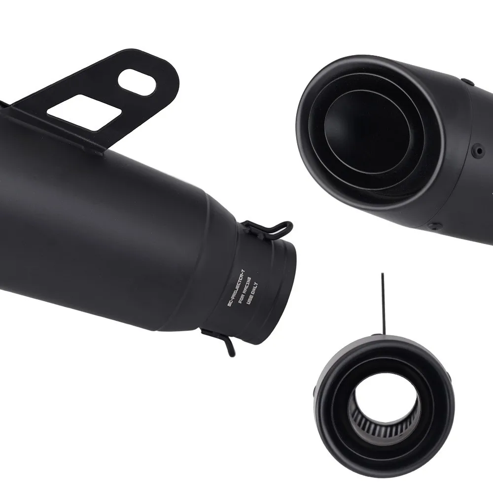 Полные насадки на глушитель выхлопной трубы системы 51 мм для Yamaha MT-07 FZ07 2014-24, выхлопные системы, выхлопные трубы