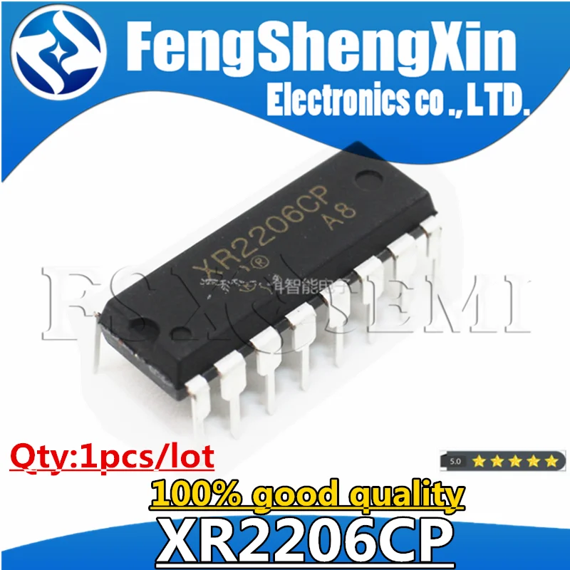 1pcs/lot XR2206CP DIP-16 XR2206 2206CP Monolithic Function Generator IC