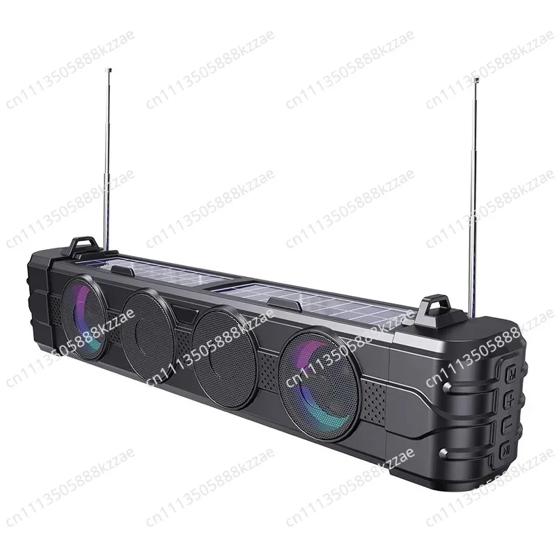 Sound Blaster Bluetooth Speaker Bar Convenient High-value Desktop Outdoor Solar Audio with Colored Lights 2025 New