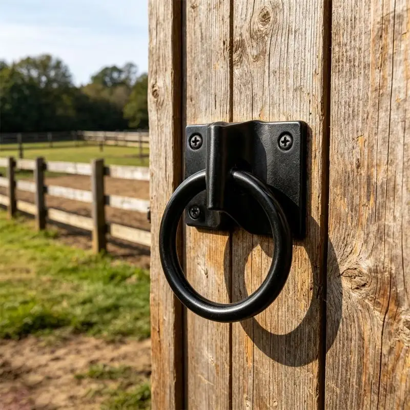 Strengthened Metal Horse Fastening Rings Designed For High Weight Capacity And Prolonged utilization In Barns JOME