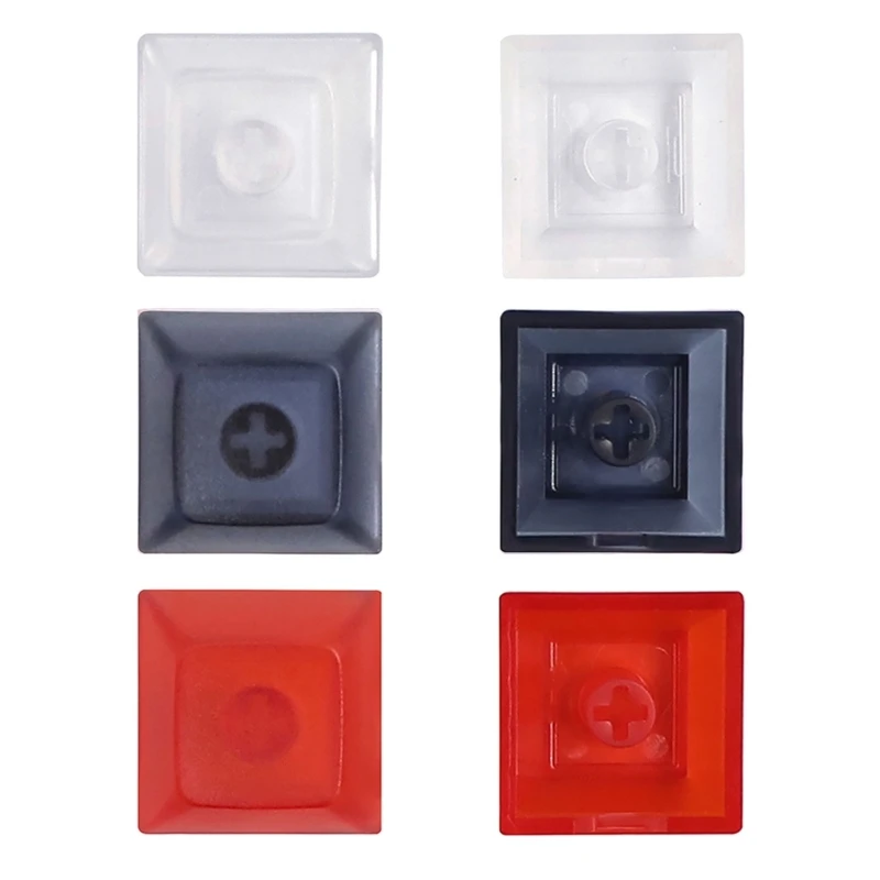 DSA Keycap Suplemento de personalidade em branco 1U Keycaps 20 peças múltiplas cores para teclado mecânico Keybord DIY