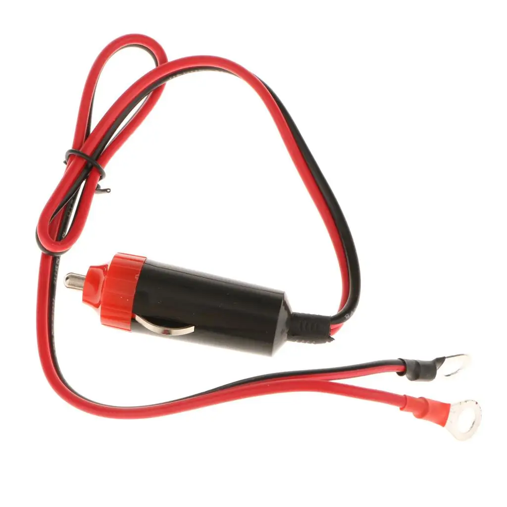 Cigarette Lighter Plug Cable Car Power Supply Inverter Adapter Wire 12V 10A