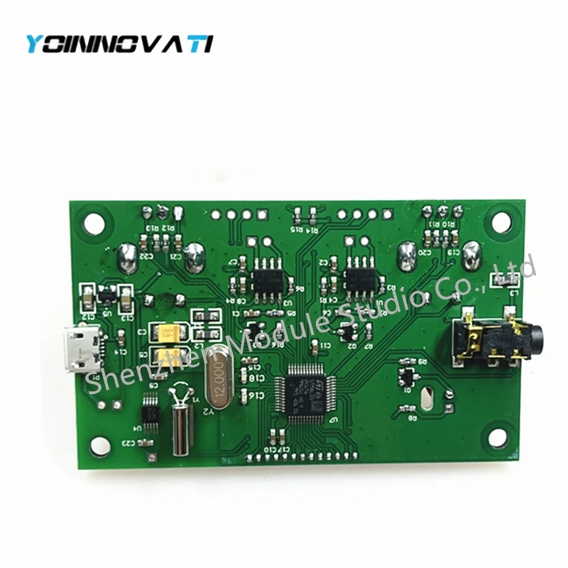 1pcs FM Radio Receiver Module 87-108MHz Frequency Modulation Stereo Receiving Board With LCD Digital Display 3-5V DSP PLL