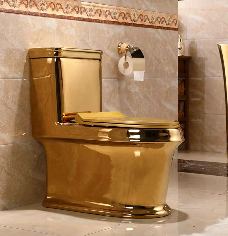 Sale Factory Price Good Quality Smart sensor bathroom intelligent heated smart toilet ceramic S trap ceramic golden toilet seat - Image 4