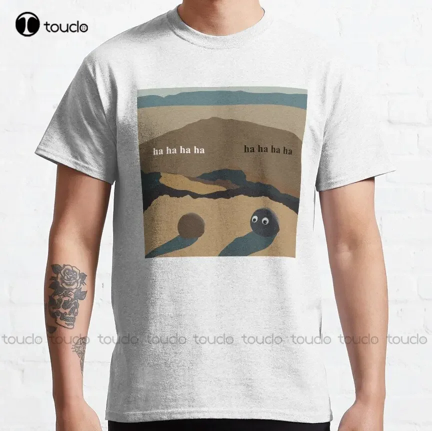 

Everything Everywhere All At Once Ha Ha Ha | Tshirt Design Classic T-Shirt Funny Art Streetwear Cartoon Tee Custom Gift