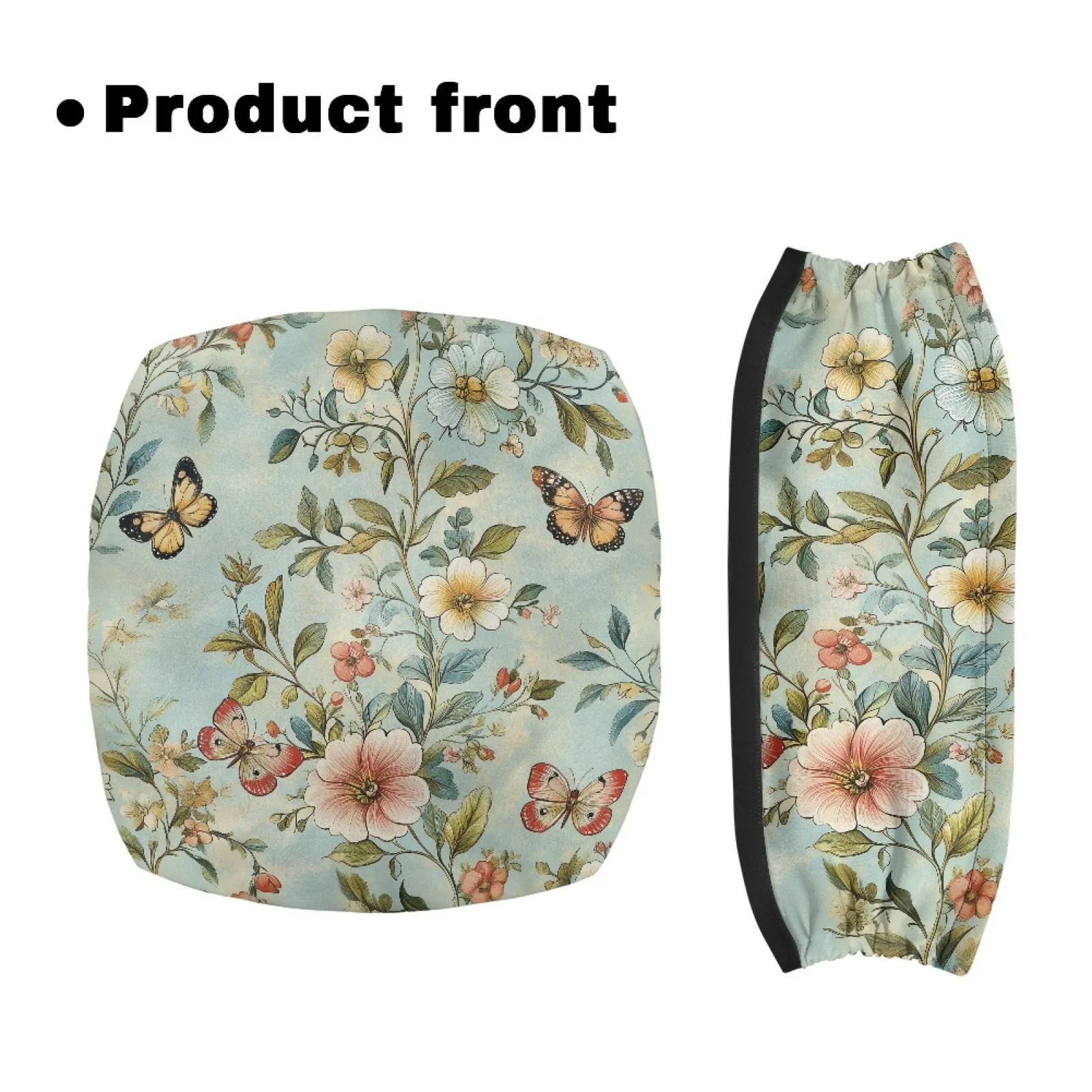 Coloranimal Vintage Floral 2 Pcs Walker Seat Cover for Ladies Walker Seat Cover Replacement New Design