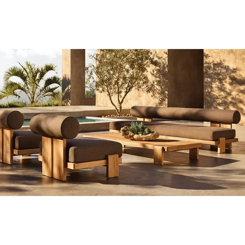 Teak sofa  Terrace lounge chair