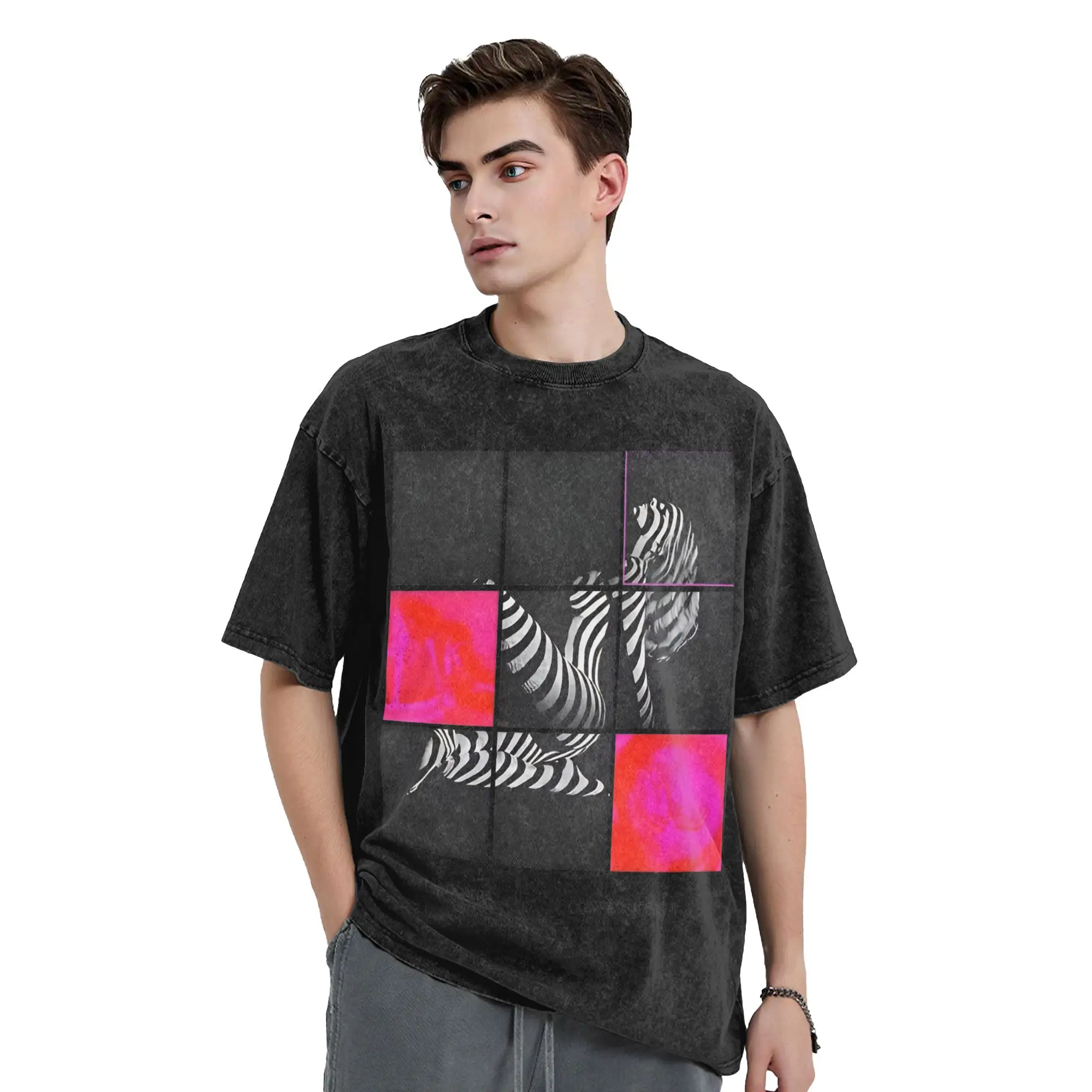 M-Madonna Confessions II Album T Shirt Washed 100% Cotton High Street T-Shirt  Vintage Men Women Tops Streetwear Printed Tees