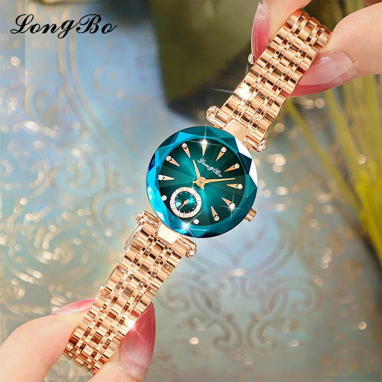 Ocean Star Steel Band Women\'s Watch Fashion  Crystal Ladies Quartz Relogio Feminino Female Montre Reloj Mujer Zegarek Damski