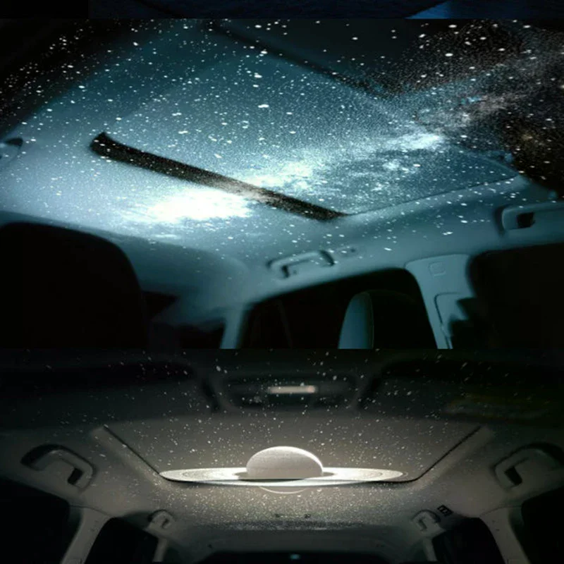 

Автомобильный проектор настроения, создает романтическое звездное небо внутри, идеально подходит для свиданий, вечеринок или охлажденных водителей