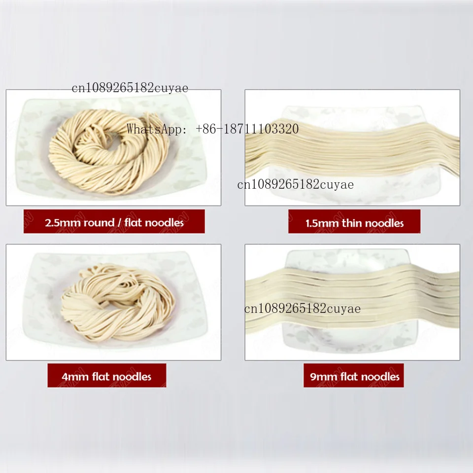 FKM140-4R  Electric Pasta Maker with Durable Noodle Making Machine Dough Sheeter Roller