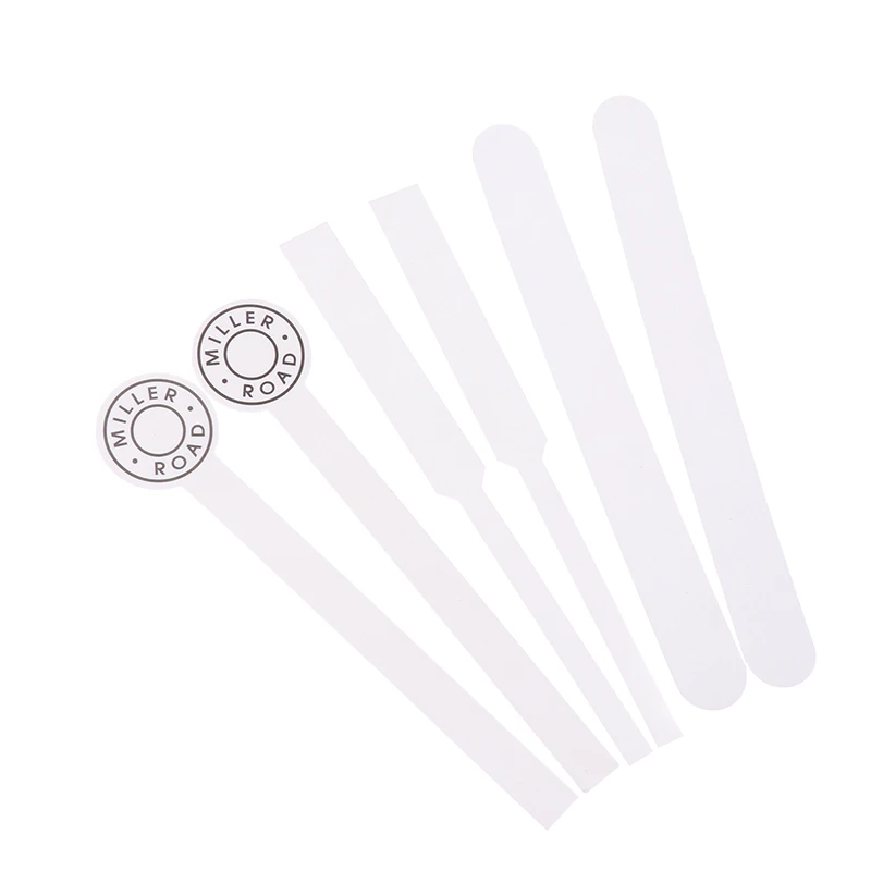 100PCS Aromatherapy Essential Oil Test Strips Blank Perfume Blotting Paper For Car Fragrance Sampling Decor
