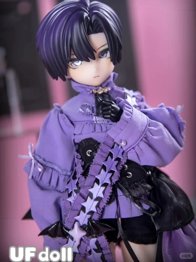 Ufdoll-caja ciega Plus para niños, figura periférica de animé móvil, muñeca de vestir coleccionable, regalos Bjd, 1/5