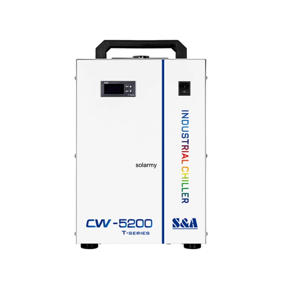 S&A Water Chiller CW-5200 CW-5202 Series For Cooling Up To 130W DC Or 60W RF CO2 Laser Tube