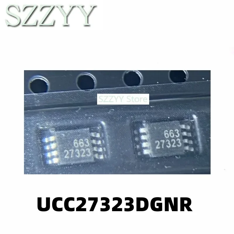 5PCS UCC27323 UCC27323DGNR screen printing 27323 MSOP8 chip driver chip