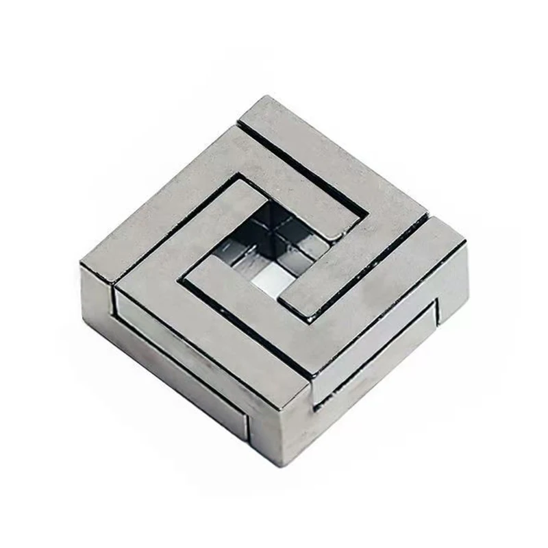 Classic Lock Puzzle Disentanglement Mind Metal Puzzles Unlock Interlock Game Brain Teaser Toys for Kids Adults IQ Challenge