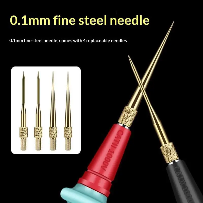 Stainless Steel Multimeter Test Accessory 9mm*21mm*0.1mm Durable for School Physics Electronic Experiment Teaching