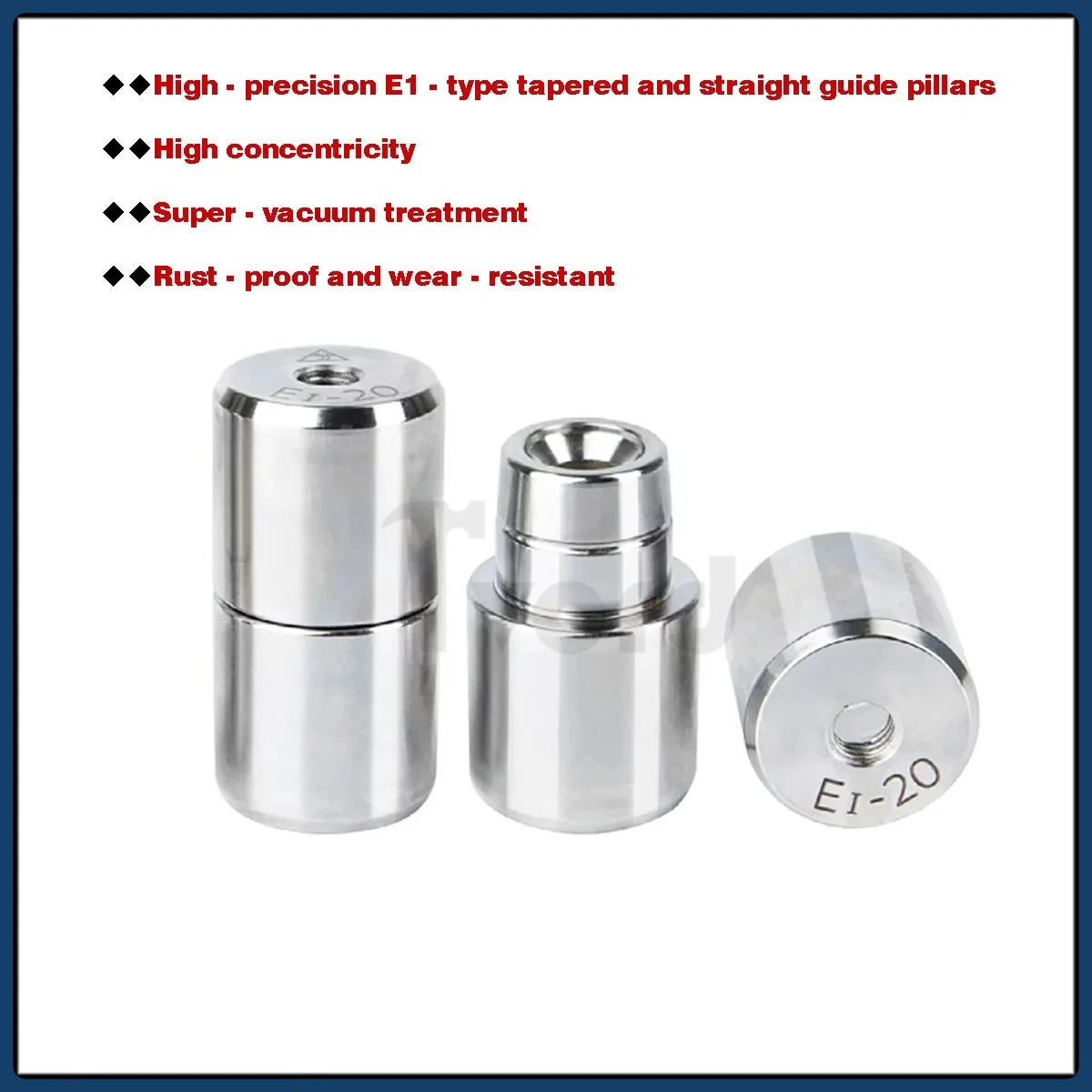 Precision Guide Column Guide Sleeve Circular Taper E1 Type Fixture Positioning Pin Automation Mold Locator