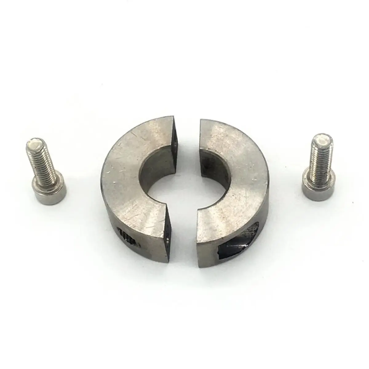 2026 New Tool Stainless Steel Separable Retaining Double Split Shaft Collar Lock Collar Clamp Set Screw Ring Accessories