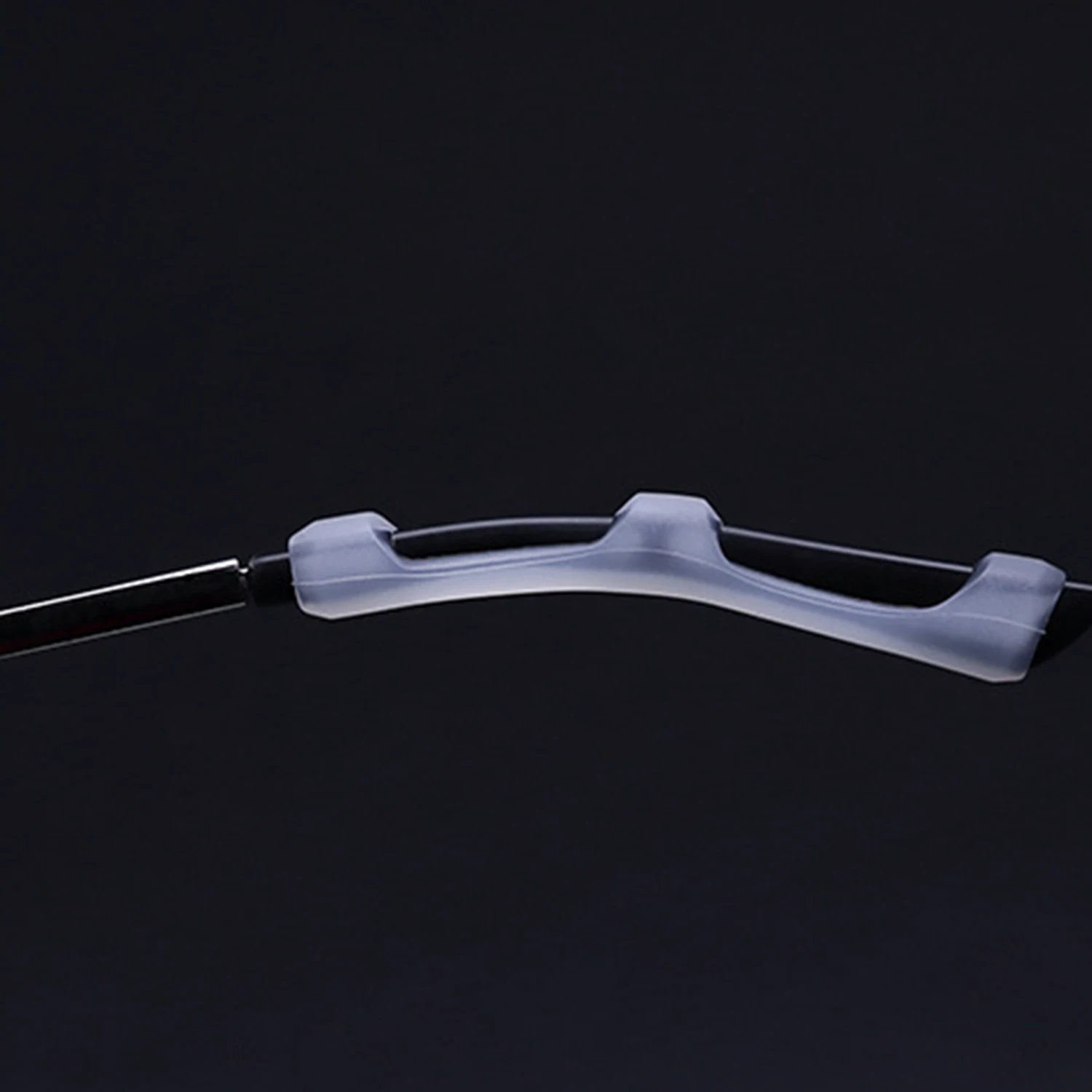 2Pcs Silicone Glasses Anti-slip Sleeves Temple Tip Holder Eyeglasses Grip Anti Slip Ear Hook Glasses Foot Cover Eyewear