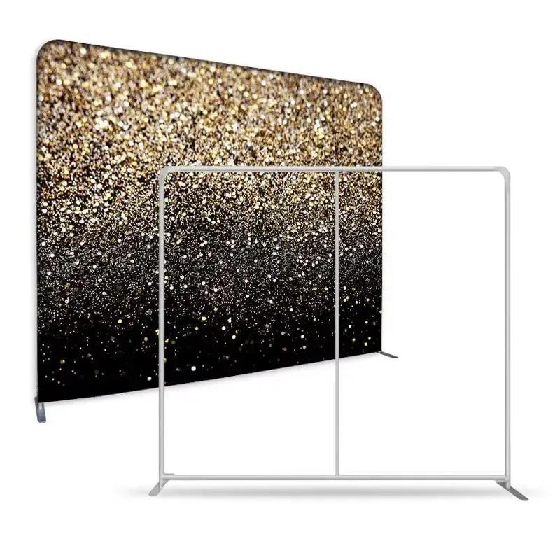 Custom Heavy Steel Stage Background with Event Party Display Bracket