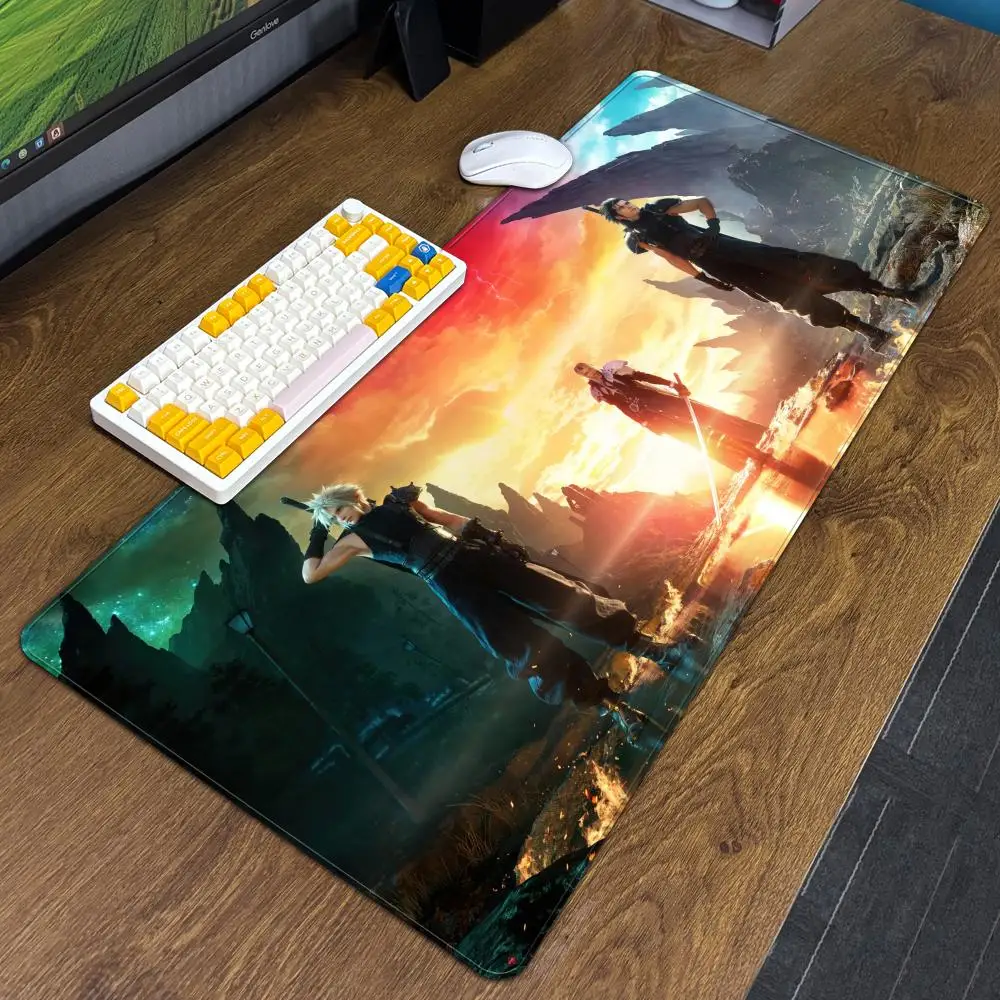 

Коврик для мыши Final Fantasy VII, коврик для мыши XXL, компьютерные аксессуары, большая клавиатура, коврик для ноутбука, стола, новый продукт, геймерские игры