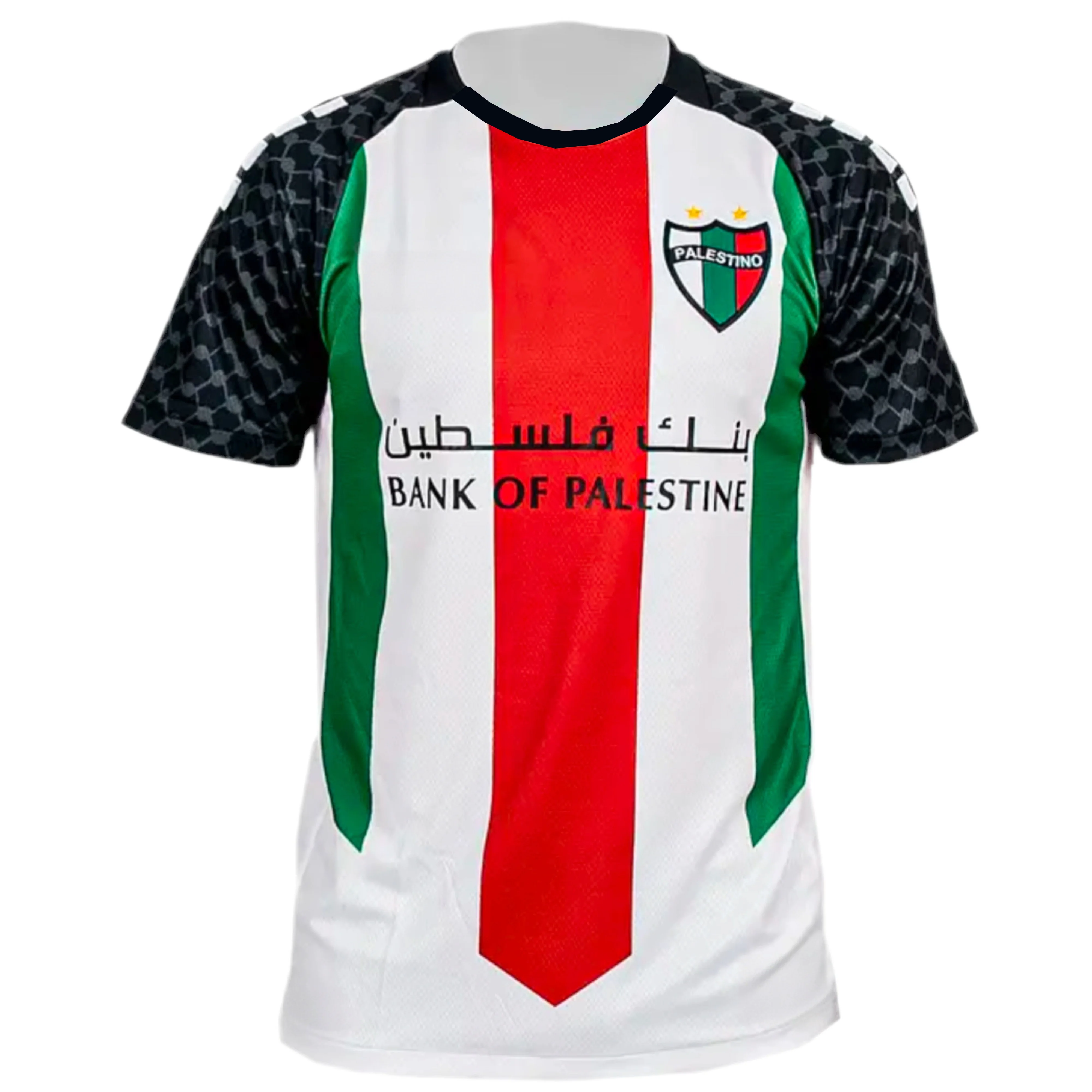 Deportivo Palestino 3D-Druck Fußballtrikot Herren Sommer Outdoor T-Shirt Atmungsaktiv Schnelltrocknend Streetwear Kleidung Unisex – Detail 5