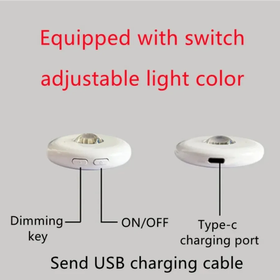 LED Super Bright Wireless Night Light with Remote Control Dimmable LED Under Cabinet Lights for Closets Kitchen Wardrobe Bedroom