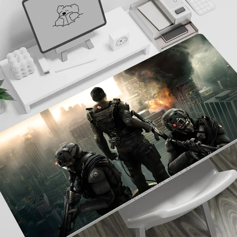 

Коврик для мыши HD B-Battlefield, большой игровой коврик для мыши, утолщенный коврик для компьютерной клавиатуры LockEdge, настольный коврик