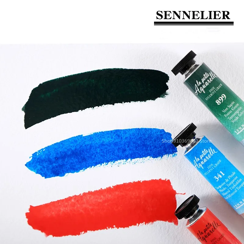 French SENNELIER College-level Single Original Watercolor Paint 21ML/tube Art Students Beginner Acuarelas Painting Supplies