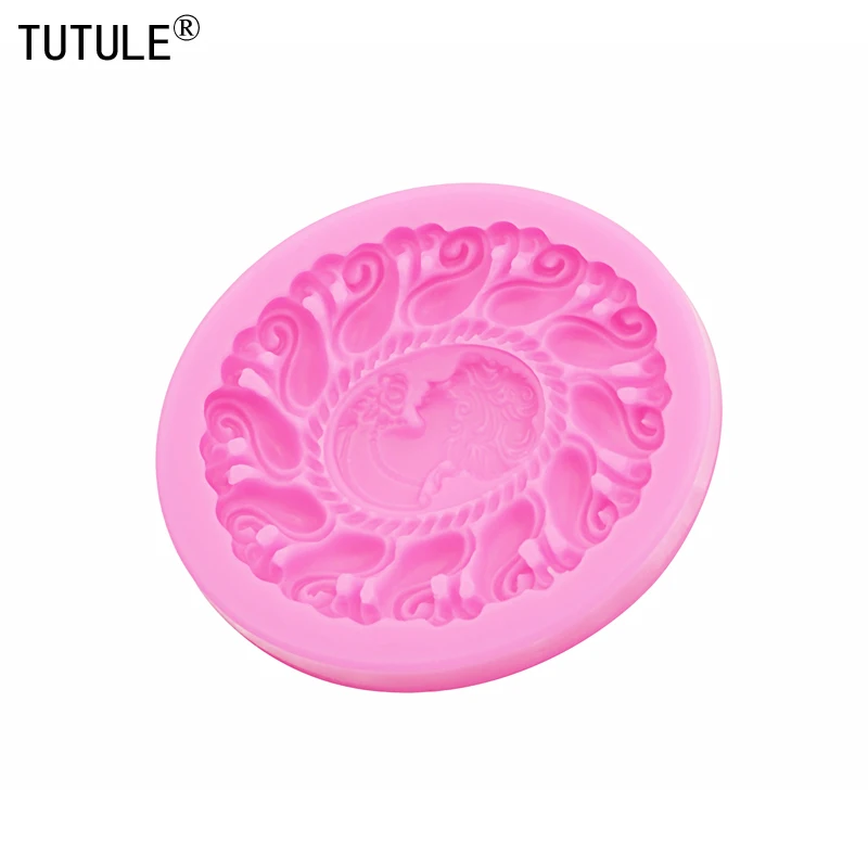 cameo vintage beauty head diy base tray accessories silicone moulds vibrator epoxy flexible polymer clay moulds chocolate moulds