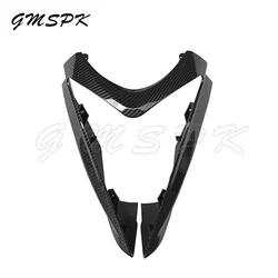 Carbon Fiber Pattern Upper Front Nose Headlight Lamp Cover Cowl Fairing for Kawasaki ER6N ER-6N 2009 2010 2011 Motorcycle