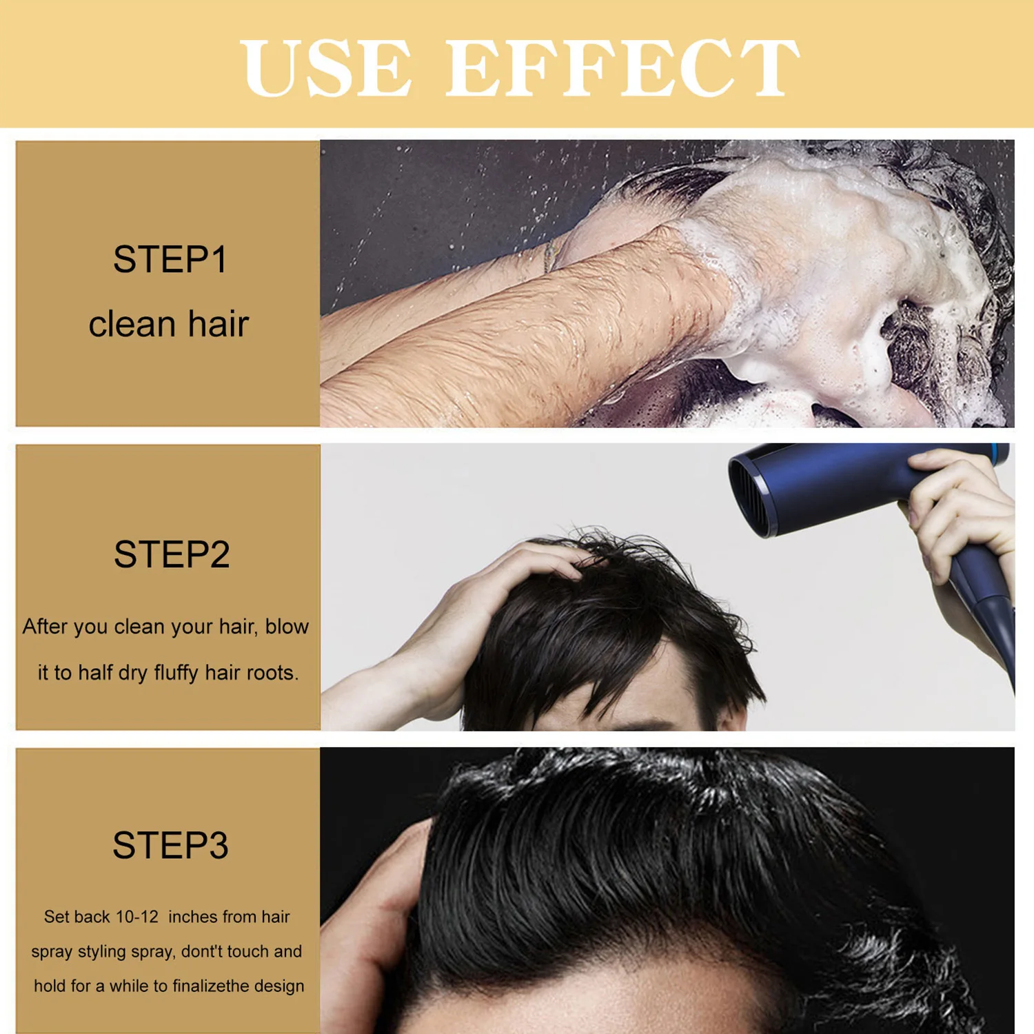 Hair Setting Spray  Long Lasting Control Your Hairstyle Prevent Hair Frizz While Give Hairnurtious Care 100g