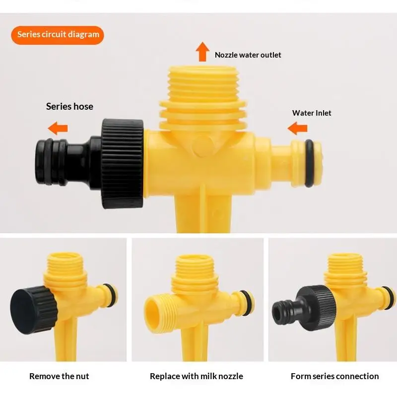 HOT!Automatic Rotating Sprinkler 360 Degree Garden Watering System Plant Watering Sprinkler For Agriculture Lawn Farm Garden