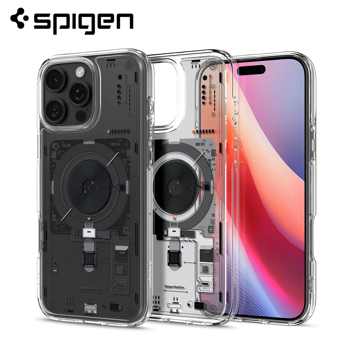 Etui Spigen Ultra Hybrid Neo One MagFit do iPhone'a 16 Pro Max / 16 Pro Kompatybilne z Magsafe