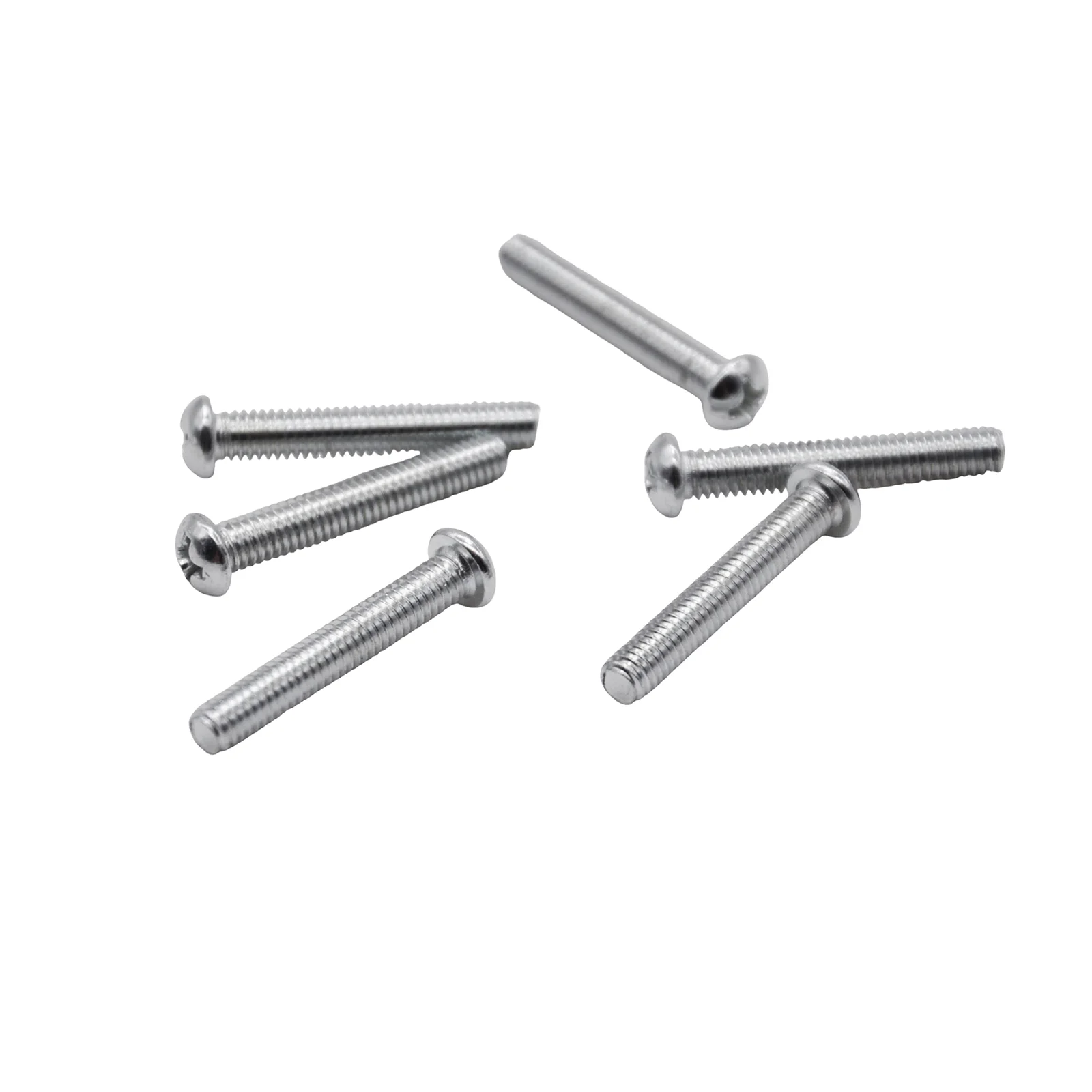 2-50Pcs GB818 Cross Phillips round Pan Head Screw Bolt Zinc Plated M2 M2.5 M3 M4 M5 M6 M8 - Assorted Size Pack