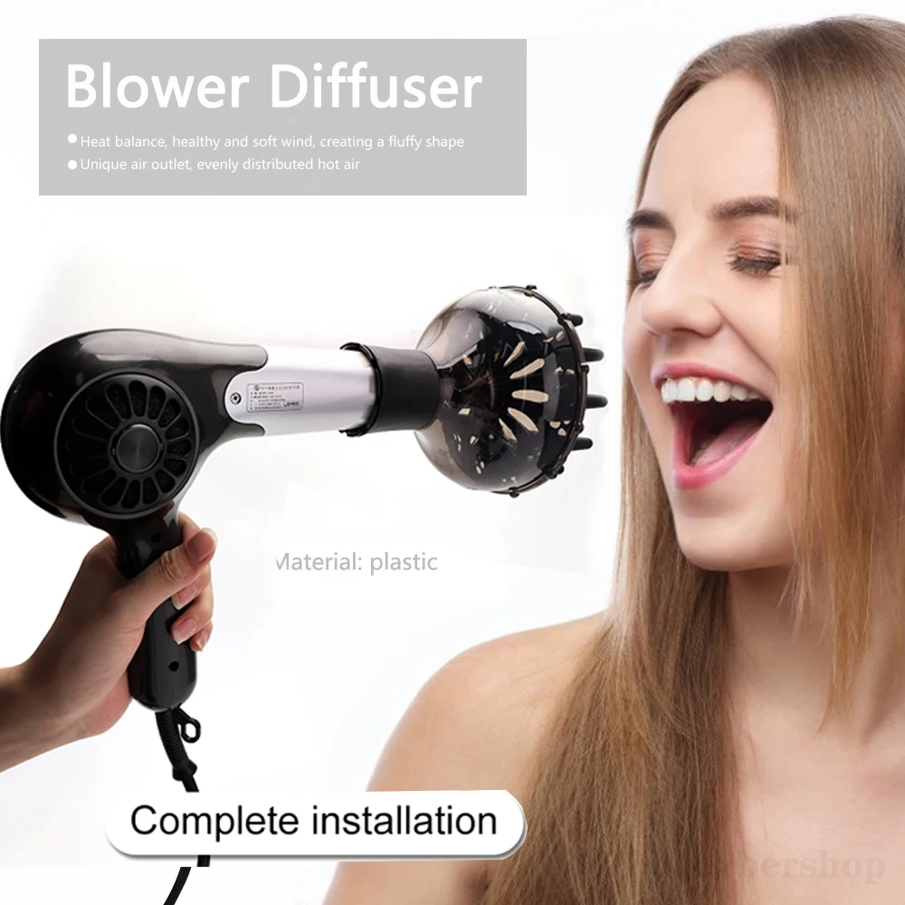 

Pro Hair Diffuser Hair Styling Curl Dryer Hair Dryer Temperature Resistant Silica Hairdressing Curly Styling Hair Care