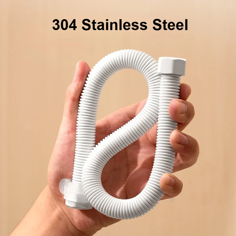 Stainless Steel Cold and Hot Water Inlet Pipe Special High-temperature and High-pressure Explosion-proof Pipe for Water Heaters