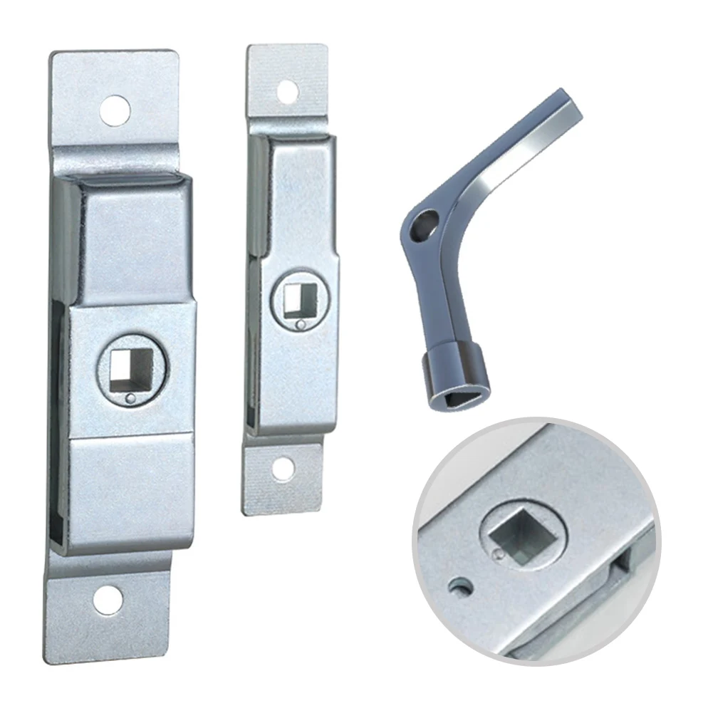 Square Socket Lock / Key 7mm/8mm Budget Lock Door Latch Panel Lock Cupboards Lock Square Socket Furniture Accessories