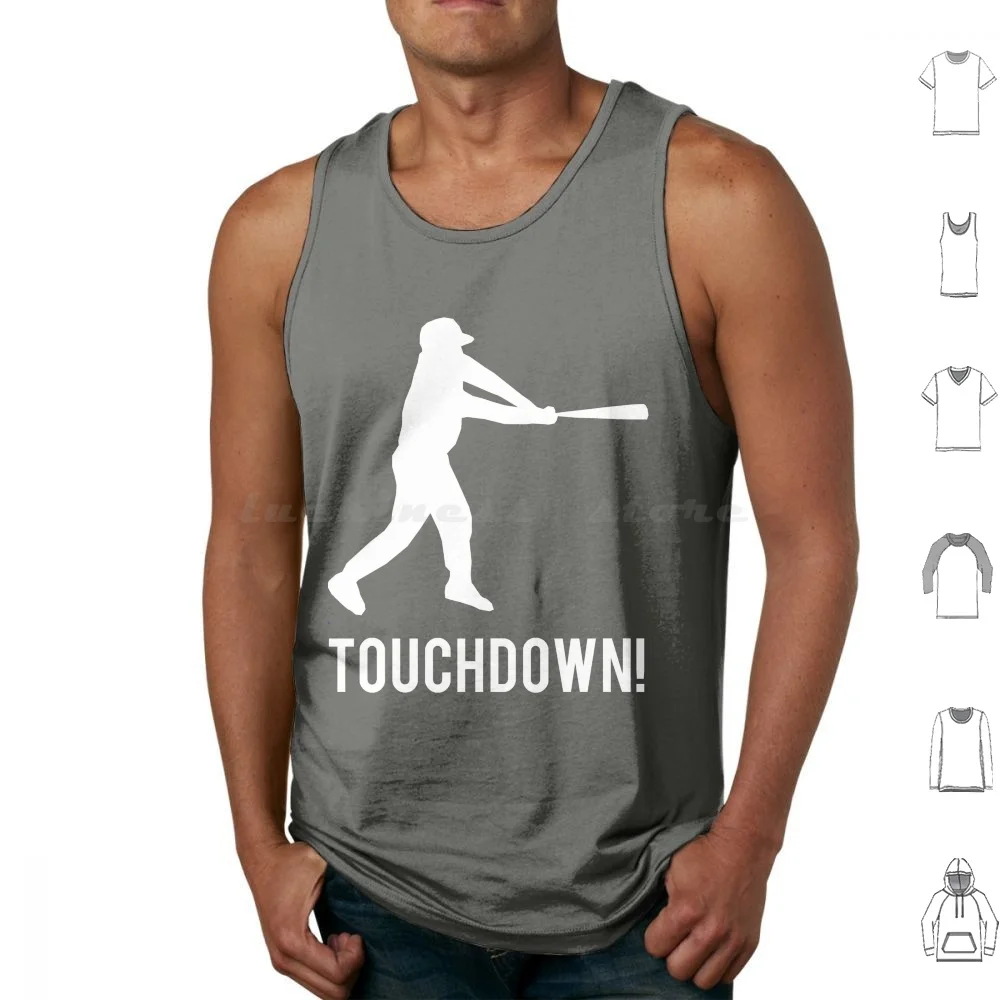 

Бейсбольные майки Touchdown с принтом, хлопок, американский бейсбол, футбол, забавный домашний бег, гомерн, спортивные качели, Touchdown